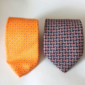 Two Brooks Brothers Silk  Nectie